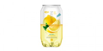 Pet can 350ml Sparkling drink lemon  flavor rita